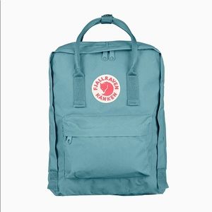Sky Blue Fjallraven Kanken backpack